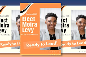 design a winning political flyer, election flyer, banner for election campaign