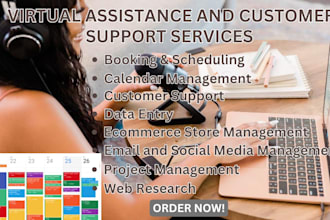be your executive personal assistant VA, customer support rep, project manager