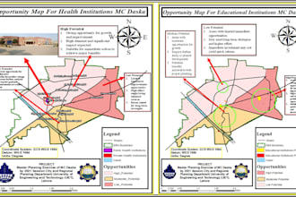 provide qgis, arcgis, gis mapping, analysis, visualization