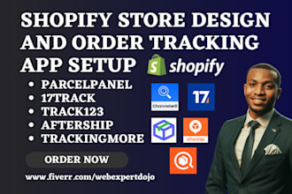 setup shopify order tracking parcelpanel 17track track123 aftership trackingmore