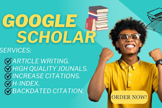 write and publish articles in peer reviewed google scholar indexed journal