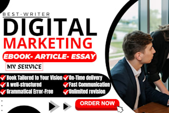 do SEO article in digital market, b2b lead generation  ai, and ecommerce