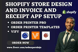 setup shopify invoice and receipt order printer pro order printer templates vify