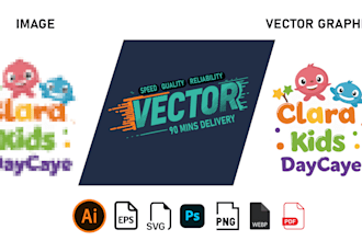 professionally redraw logo and manually trace image to vector