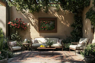 draw photorealistic outdoor renders, landscape design