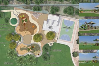 custom park, playground, resort, and green space planning