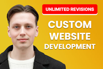 create unique custom website, landing page, business, portfolio, blog, develop