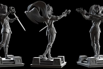 3d printable cosplay 3d prop,3d cyber punk, sci fi minis for game,3d landscape