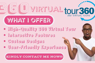 create a 360 virtual tour interior design virtual tour for you using 3dvista