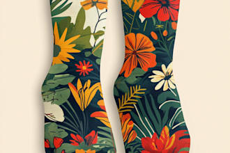 do a creative socks unique sock design for you