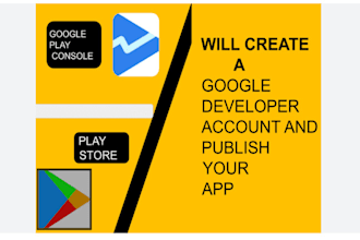 app publish, create personal, organization google play console developer account