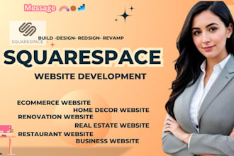 build revamp business ecommerce squarespace handyman website renovation website