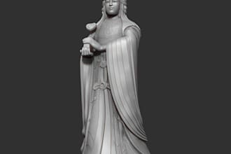 3d realistic character, 3d print figure, zbrush sculptor, statue,historic minis