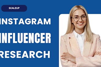 do indepth influencer research to find the best instagram influencers