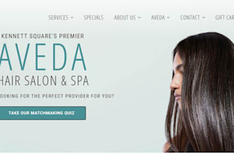 create responsive medical spa website, beauty spa, skincare clinic website