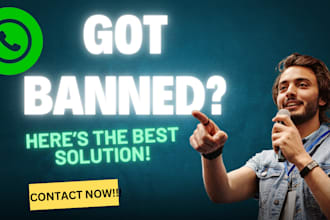 fix your banned whatsapp account and ban account permanently