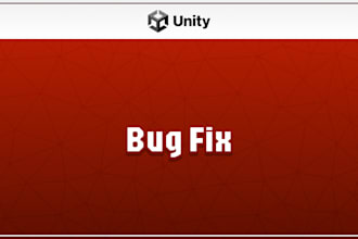 fix bugs, errors, and add features to your unity games