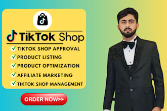 set up tiktok shop, manage tiktok shop, optimize tiktok shop and tiktok shop ads