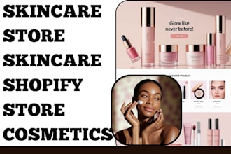 design skincare store skincare shopify store skincare website cosmetics store