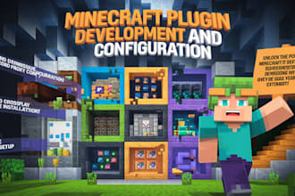 code and configure your minecraft plugin on both spigot, bukkit and paper
