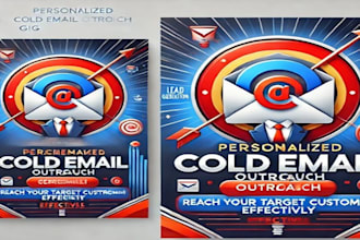 personalized cold email outreach from my warmed up gmail to targeted customers