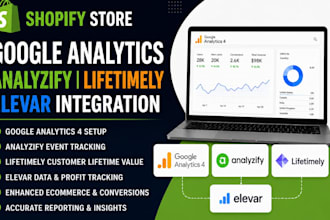 do shopify store for google analytics analyzify lifetimely elevar integration
