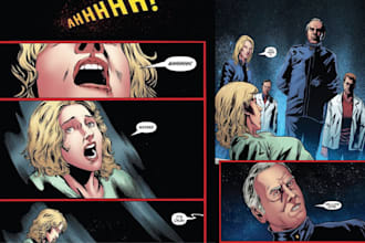 draw graphic novel illustration comic art storyboard for cartoon character