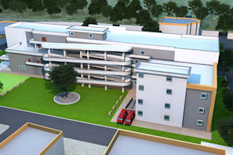 construct 3d architecture, landscape, vr tour, eco city, site plan, d5 rendering