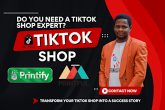 setup tiktok printify printful gelato seo product listing descriptions on tiktok