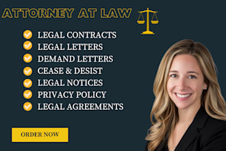 do legal contract, legal letter, legal notice, demand letter, cease and desist