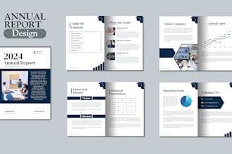 design a professional company profile,annual report, proposal and booklet