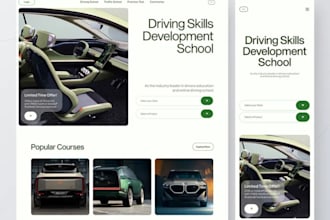 build a driving instructor app, road safety tips and drive lessons app
