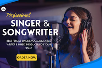 sing energetic rock and metal vocals for your custom song, heavy rock, folk rock