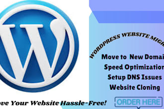 migrate wordpress website to new host or domain