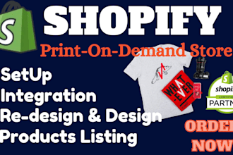 do shopify print on demand dropshipping store printify one product shopify store
