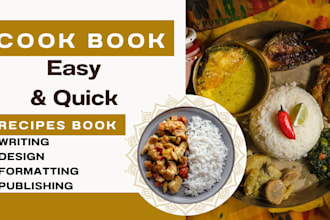 design and format your cookbook, recipe book, or diet plan