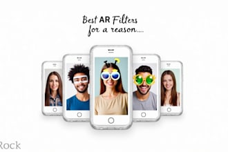 dynamic snapchat filter and ar effects interactive lenses for ig fb and tiktok