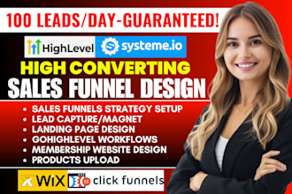 do gohighlevel sales funnel gohighlevel expert landing page website systeme io
