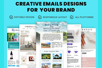 create a responsive mailchimp template and HTML newsletter
