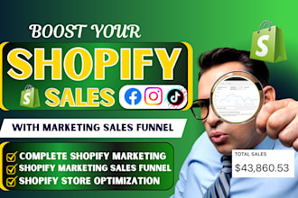 boost shopify sales with ecommerce marketing shopify dropshipping sales funnel