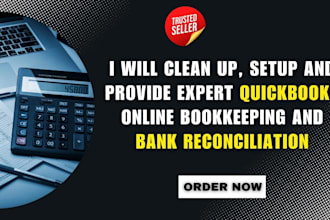 clean up and reconcile in quickbooks and xero