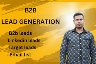 do b2b lead generation linkedin leads and business leads,