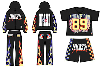 design streetwear hoodie or tshirt clothing merchandise collection brand