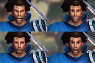 create stylized 3d character model, 3d anime model, stylized prop model, blender