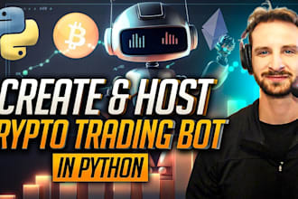 develop python crypto trading bot to automate your trades,tinder bot,cheated bot