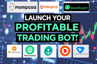 create trading bot for alphaca,moomoo, tradestation,metatrader 4 5,tradingview