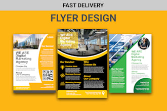 design professional corporate flyers for your business