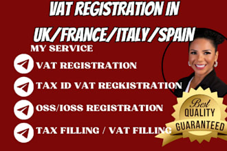 do uae vat and corporate tax registration, return filling and accounting work