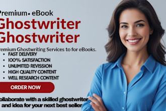 write an ebook or ghostwrite your book, ghost book writer, book writer