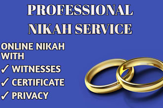 do professional online nikah service